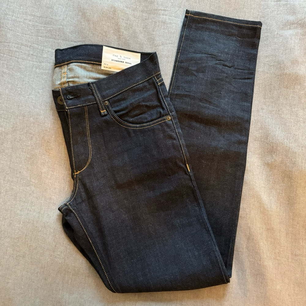 Rag & Bone Men’s Slim Leg Denim Jeans